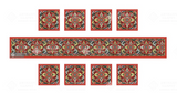 ARMENIAN TABLE RUNNER WITH 8 PLACEMATS / 012