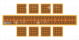 ARMENIAN TABLE RUNNER WITH 8 PLACEMATS / 006