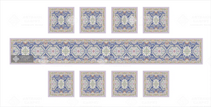ARMENIAN TABLE RUNNER WITH 8 PLACEMATS / 013