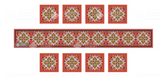 ARMENIAN TABLE RUNNER WITH 8 PLACEMATS / 008